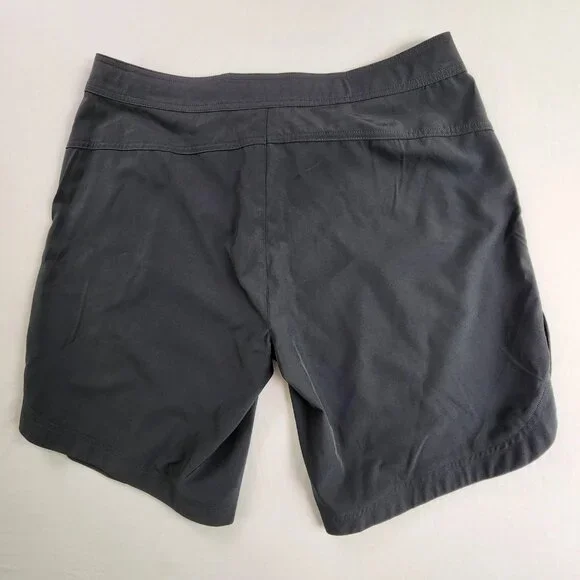 Free Country Bermuda Board Shorts Womens Large Shadow Gray Quick Dry UPF 50 Swim - Picture 11 of 11